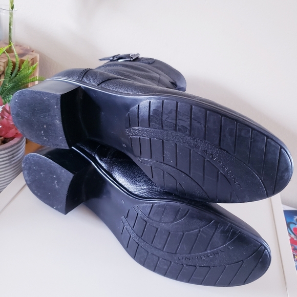 Bandolino Clovis Leather Laced Booties - Black size 8 M - Picture 6 of 12